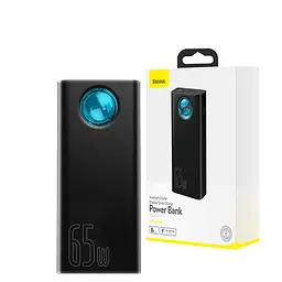 Зовнішній акумулятор (Power Bank) Baseus Amblight Digital Display Quick Charge 65W 30000 mAh Black (PPLG-A01)