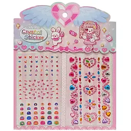 Наклейка камни XY-008-2(Pink) для авто, ноутбуков, телефонов