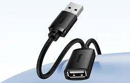 Кабель — подовжувач Baseus AirJoy Series USB male to USB female (тато — мама) 0.5 м - мініатюра 2
