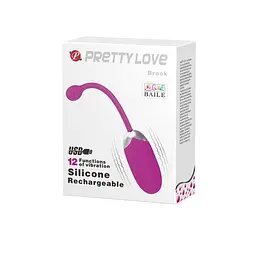 Віброяйце Pretty Love Brook 15,5 см (фіолетовий) - мініатюра 15
