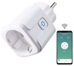 Розумна WiFi розетка 16А Smart Life Head з таймером для дистанційного керування розеткою через інтернет та обліку витрати енергії туя 2шт - мініатюра 9