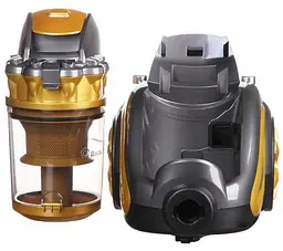 Пилосос Domotec 4408MS-3600W Turbo Brush 4 л Жовтий - мініатюра 3