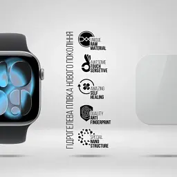 Плівка захисна Armorstandart hydrogel Apple Watch 11 46mm 6 pcs (ARM88734) - мініатюра 2