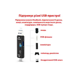 Зчитувач флеш-карт Dynamode 3-in-1 (D-188) - мініатюра 6