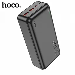 Повербанк чорний зовнішній акумулятор Power bank акумулятор для телефону HOCO J101B Astute 30000mAh