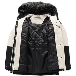 Куртка жіноча Alpine Pro Egypa XS Чорний-Бежевий - мініатюра 3