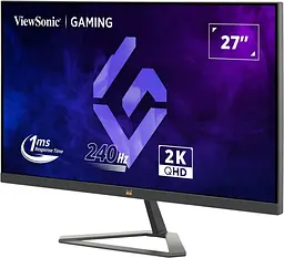 Монітор ViewSonic 27" VX2758A-2K-PRO-3 QHD IPS 240Hz (VX2758A-2K-PRO-3) - мініатюра 3