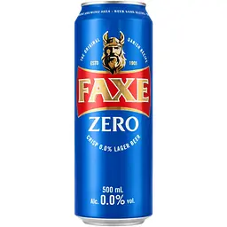 Пиво безалкогольне Faxe Free світле 0.5% 0.5 л з/б (799849)