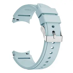 Браслет Galaxy Classic для Samsung Galaxy Watch 6 Classic 43mm 6 Classic 47mm - блакитний ширина кріплення 20мм силікон Watchbands (W42-8WB40415226) - мініатюра 2