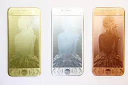Декоративне скло для iPhone 5 5s SE з малюнками гравіювання метал - мініатюра 6