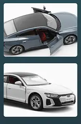 Колекційна металева модель автомобіля Автопром Audi RS e-tron GT із зарядною станцією, інерцією, світлом та звуком 1:36 - мініатюра 10