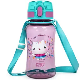 Пляшка для води Yes Gabby Dollhouse 400 мл бузкова (708902)