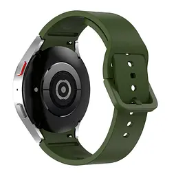 Ремінець для Samsung Galaxy Watch 4 44mm - зелений ширина кріплення 20мм силікон Watchbands Color Angle (W29-7WB10289017) - мініатюра 2