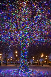 Новорічна гірлянда Різдвяна фея вулична GarlandoPro 100 м 1000 LED гірлянда на вулицю 8 режимів роботи білий провід Мультиколор CF1000L100MWML - мініатюра 4