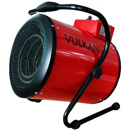 Електрична теплова гармата Vulkan 5,0 кВт, площа обігріву 60 кв.м., червоний, підлоговий, (SL-TSE-50G)