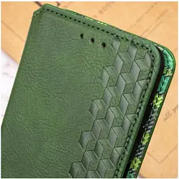 Чохол-книжка Rubic Leather Case для Redmi Note 13 Pro 5G/Poco X6 5G Green [120838] - мініатюра 4