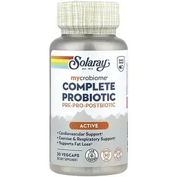 Комплекс пробіотиків Solaray Complete Probiotic Active 30 веганських капсул
