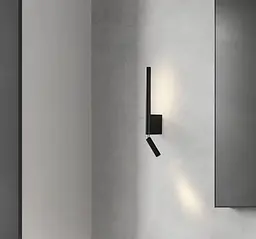 Бра Mantra Torch у чорному кольорі Line F WS 1G BK