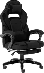 Геймерське крісло GT Racer чорне (X-2749-1 Fabric Black Suede) - мініатюра 3