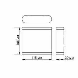 LED світильник Videx архітектурний AR06 IP54 6 Вт 2700 K чорний (VL-AR06-062B) - мініатюра 4