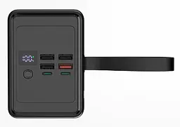 Портативний акумулятор Profit SP08 80000mAh 22.5W + PD 20W LED зовнішня батарея чорна з ліхтариком - мініатюра 2