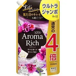 Японський кондиціонер Lion Soflan Aroma Rich Juliet заправка ніжний романтичний квітковий аромат 1520 мл