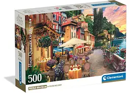 Пазл Clementoni High Quality Collection: Вечірні краєвиди на озеро Комо, Італія (High Quality Collection - Lake Como Puzzle - 500 pcs.), 500 ел. (35582)