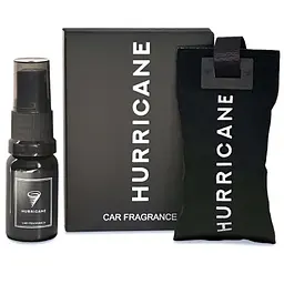 Ароматизатор автомобільний Hurricane Black Standart Long NEW (В комплекті Спрей) - мініатюра 3