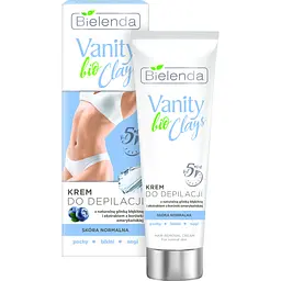Крем для депіляції Bielenda Vanity Clays Bio з блакитною глиною 100 мл  - мініатюра 2