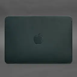 Чохол із натуральної шкіри BlankNote для MacBook 13 дюйм Зелений краст - мініатюра 3