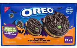 Печиво Oreo Halloween Green and Orange Creme 202г
