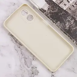 Силіконовий чохол Candy Full Camera для Oppo A38 / A18 Бежевий / Antique White - мініатюра 3