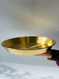 Миска сталева "Сервіо-голд", 28x3,5 см