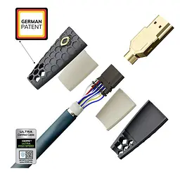 Кабель HDMI Oehlbach Flex Evolution Ultra High-Speed v2.1 8K 48Gbit HDR Ethernet ARC 2м Anthracite - мініатюра 3