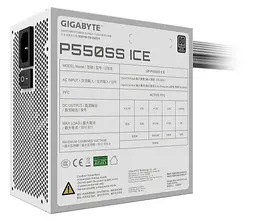 Блок живлення 550 Вт, P550SS, White, 80+ Silver Gigabyte teh0028856 - мініатюра 4