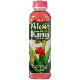 Фруктовий напій OKF Aloe Vera King Raspberry 0.5 л - мініатюра 3