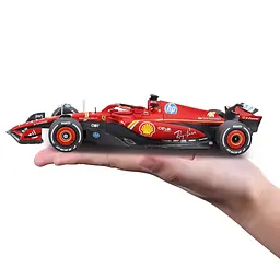 Автомодель з фігуркою – FERRARI SF-24 (2024) (1:24) Bburago 18-26823 - мініатюра 7