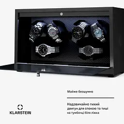 Шкатулка для підзаводу годинників Klarstein Brienz 6 (10046735) - мініатюра 5