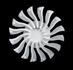 Люстра стельова LED Splendid Ray LK39264/16 SMALL, 96W, білий, 16 ламп, 55 см, сучасний стиль