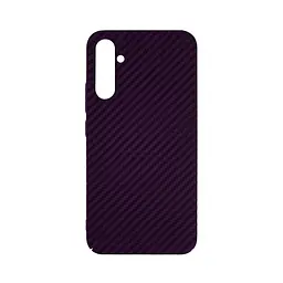 Карбоновый чехол для Samsung Galaxy A34 5G (A346), LikeCarbon, фиолетовый, панель, защитный чехол-накладка, ультратонкий и легкий, противоударный, обеспечивает защиту от ударов, падений и царапин, ArmorStandart (ARM71928)