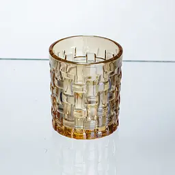Набір чарок для міцних напоїв Yiwu Shot glass 6 штук по 75 мл коричневий склянки для віскі з товстими стінками HP-17-37 - мініатюра 3