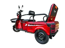 Електроскутер Триколісний Corso "SiG-8 PRO" (1200W, 72V,28Ah) Червоний - мініатюра 6