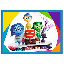 Пазли 4в1 Trefl Inside Out 2 Думками навиворіт 2 Правлять емоції 35, 48, 54, 70 деталей дитячі пазли Disney Pixar (SKU-219) - мініатюра 4
