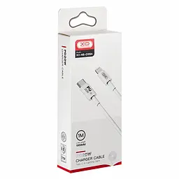 USB Кабель XO NB-Q189A Type-C-Lightning PD 20W 2.4A 1.0m Білий - мініатюра 2