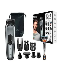 Тример для бороди та вусів Braun MGK7221 - мініатюра 2