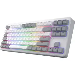 Клавіатура Hator Rockfall 3 Mecha TKL QMK/VIA Orange Wireless White (HTK851UA) - мініатюра 3
