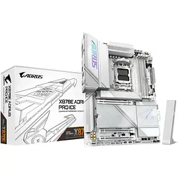 Материнська плата Gigabyte X870E AORUS PRO ICE sAM5 X870 4xDDR5 M.2 HDMI Wi-Fi BT ATX - мініатюра 6