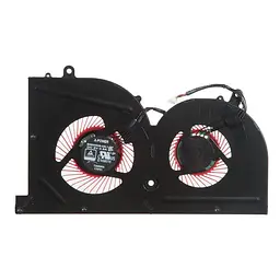 Вентилятор для ноутбука MSI GS62, GS63, GS73 (BS5005HS-U2L1), DC (5V, 0.5A+0.5A), 4+4pin, подвійний (для GPU) - мініатюра 4