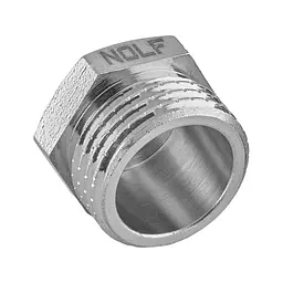 Заглушка Nolf Nfc.P10M-N-1" M нікельована NF3068
