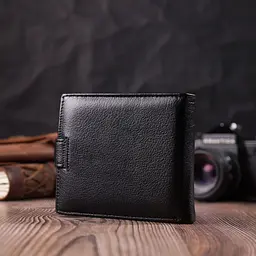 Чоловічий шкіряний гаманець ST Leather 11,5х10,3х2 см acs0028482 - мініатюра 8
